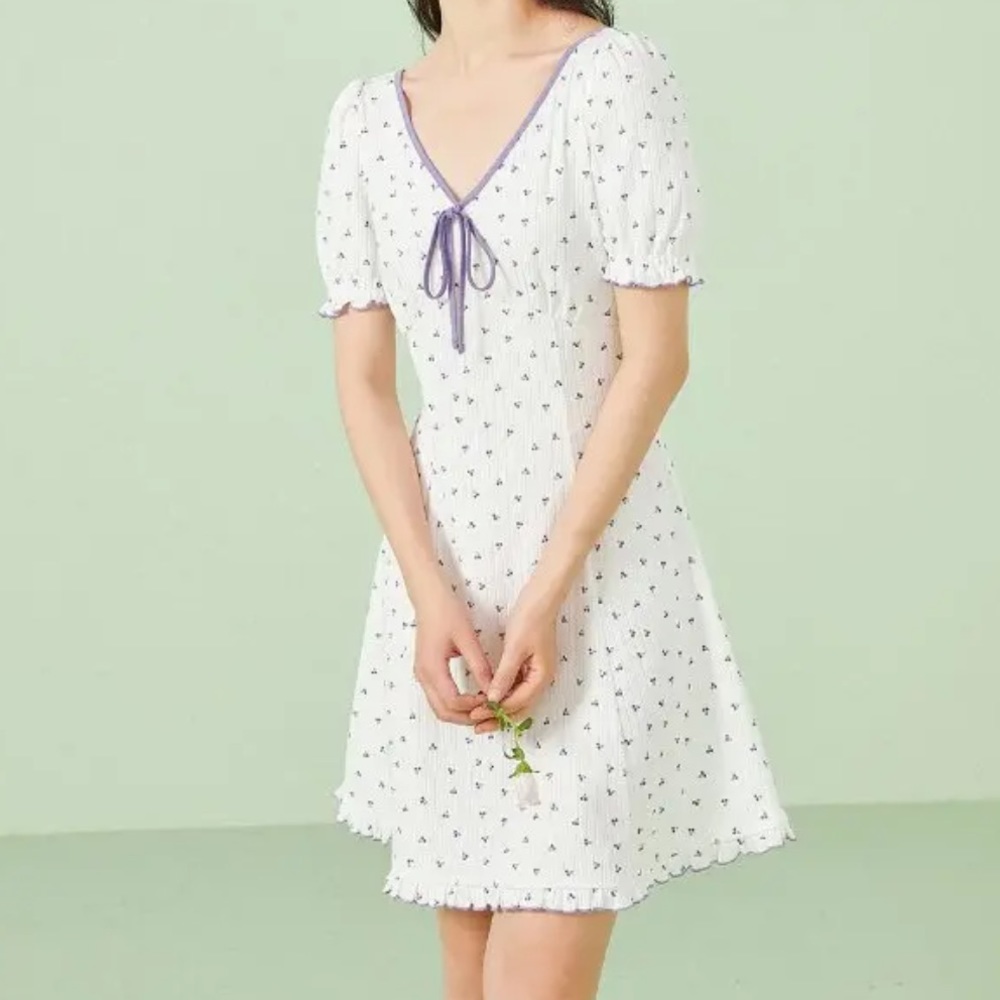LEDIN Cherries Y2K Mini Dress